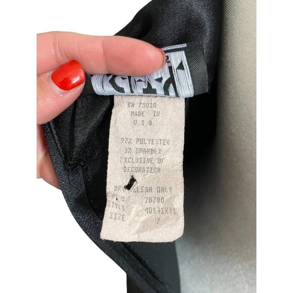 City Triangles Y2K Stretch Empire Waist Dress spaghetti straps - Picture 6 of 7